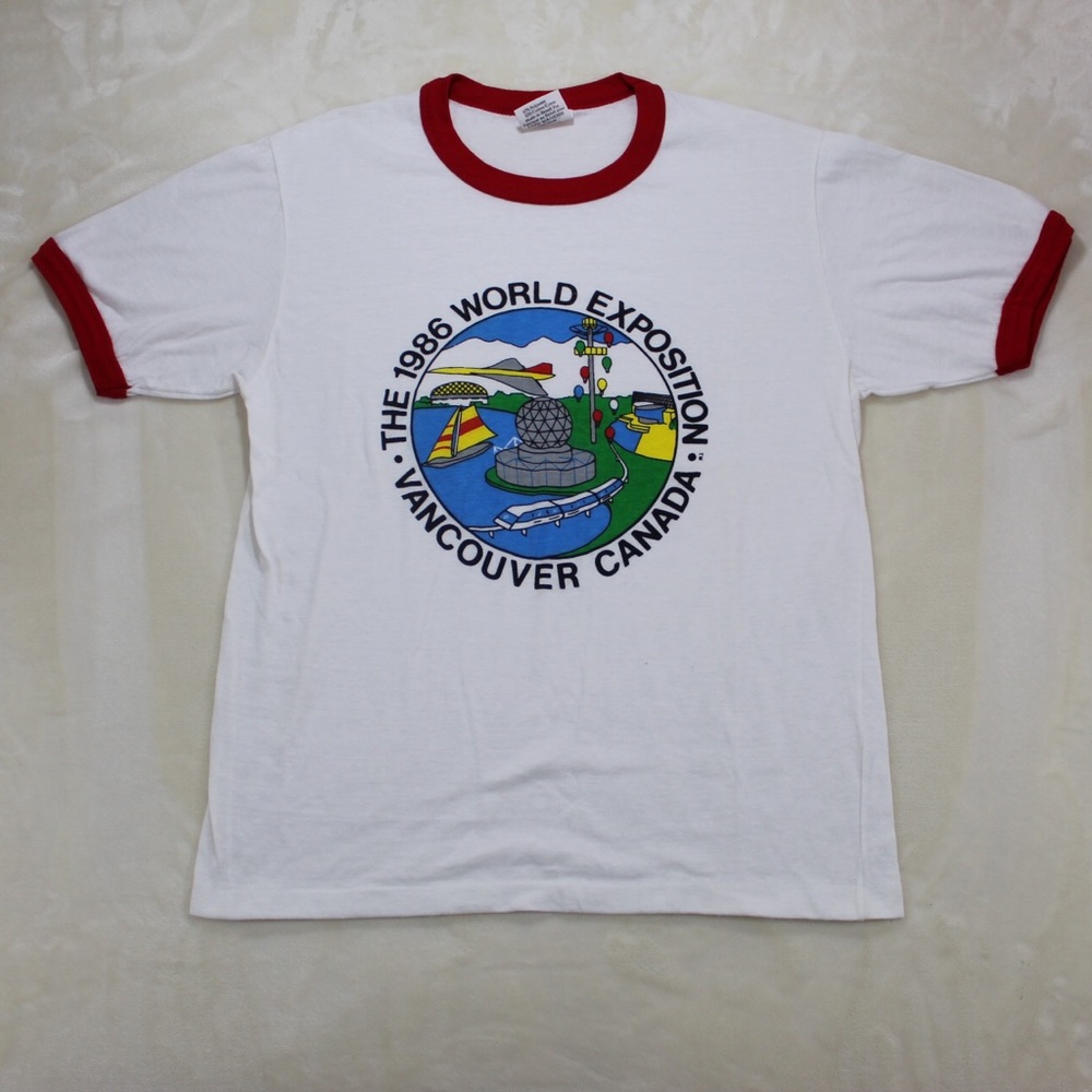 Vintage 1986 Vancouver Canada World Expo T-Shirt